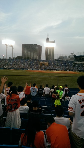 試合は巨人が勝ちました